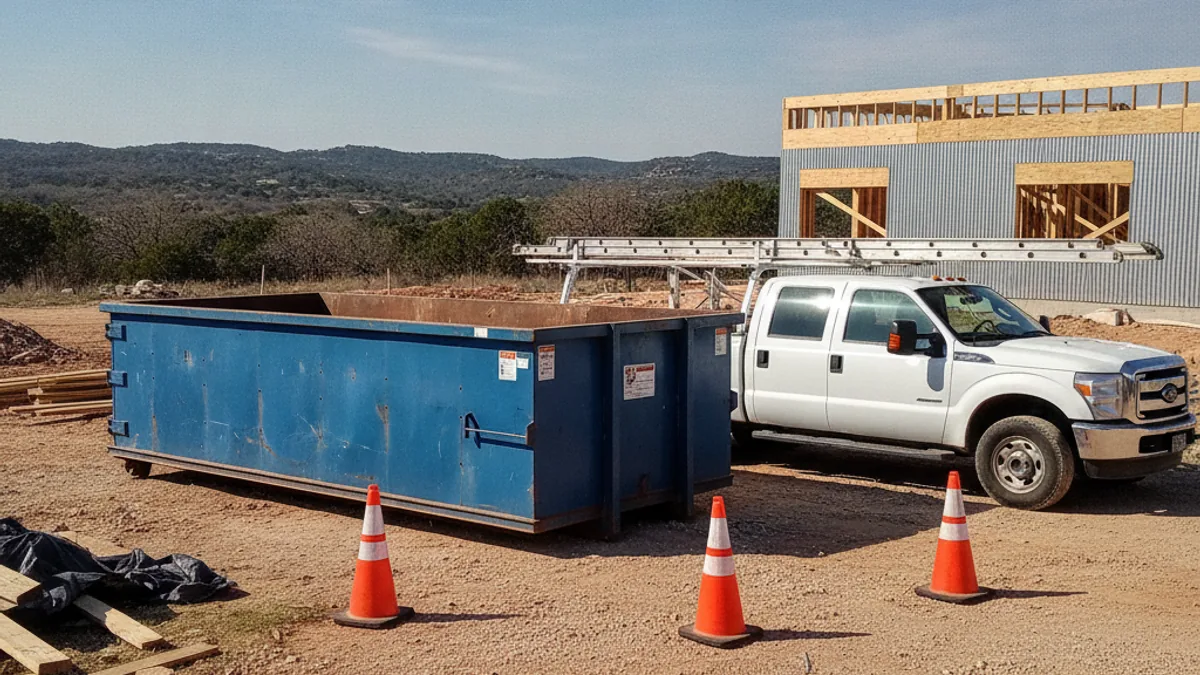 Commercial & Contractor Dumpster in Canyon Lake, TX